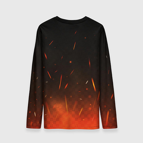 Мужской лонгслив ACDC лого на кассете / 3D-принт – фото 2