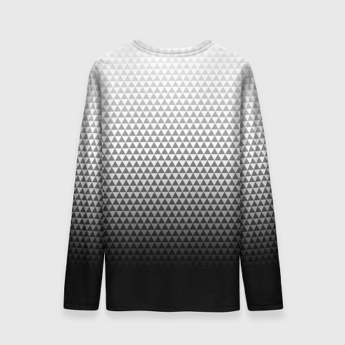 Мужской лонгслив Колорадо Эвеланш - черный градиент / 3D-принт – фото 2