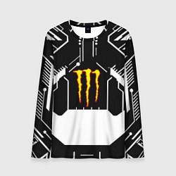 Лонгслив мужской Monster energy geometry, цвет: 3D-принт