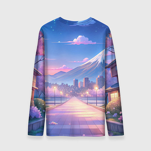 Мужской лонгслив Ниндзя Билли Айлиш / 3D-принт – фото 2