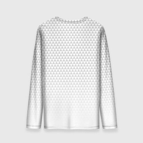 Мужской лонгслив Тампа Бэй Лайтнинг - белые треугольники / 3D-принт – фото 2