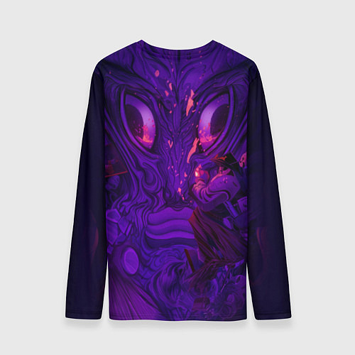 Мужской лонгслив Дандадан - Злой глаз / 3D-принт – фото 2