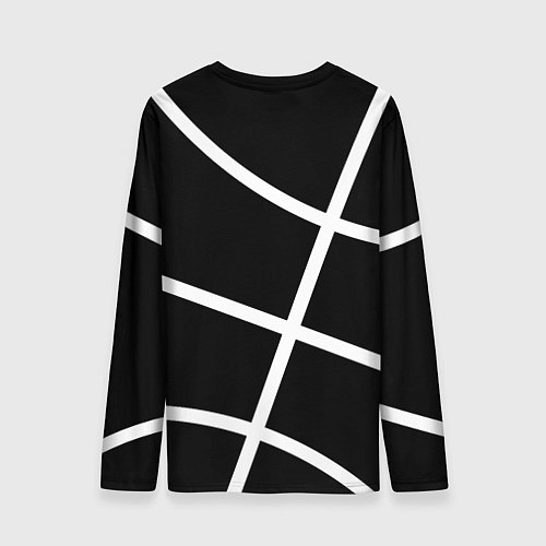 Мужской лонгслив Майами Хит - баскетбольный линии / 3D-принт – фото 2