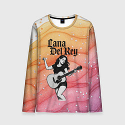 Мужской лонгслив Lana Del Rey в образе гитаристки