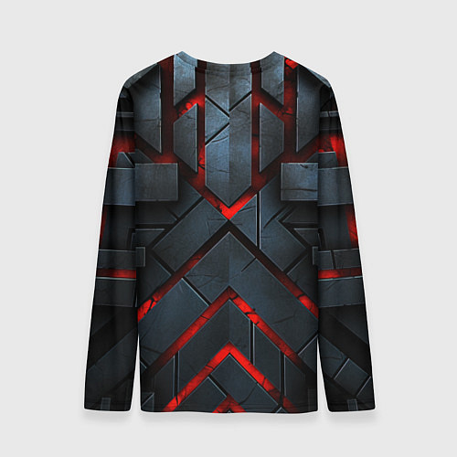 Мужской лонгслив Lana Del Rey в греческом стиле на троне / 3D-принт – фото 2