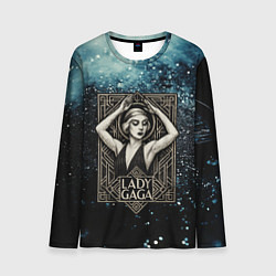 Мужской лонгслив Lady Gaga ретро