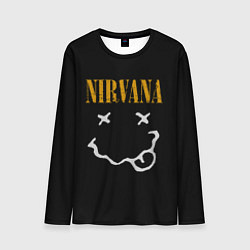 Мужской лонгслив Nirvana rock music