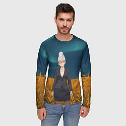 Лонгслив мужской Сэйко Аясэ Дандадан, цвет: 3D-принт — фото 2