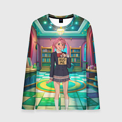 Лонгслив мужской Дандадан Сиратори Айра хочет обнимашек, цвет: 3D-принт