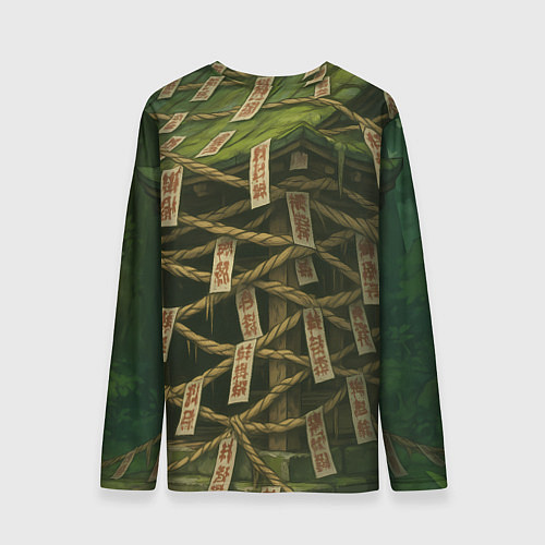 Мужской лонгслив Сиратори Айра испуганная в полете / 3D-принт – фото 2