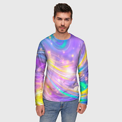 Лонгслив мужской Волшебный мистический космос, цвет: 3D-принт — фото 2