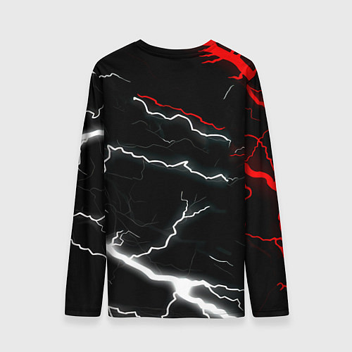 Мужской лонгслив Doom шторм текстура / 3D-принт – фото 2