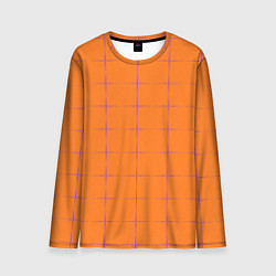 Мужской лонгслив Color orange stripe