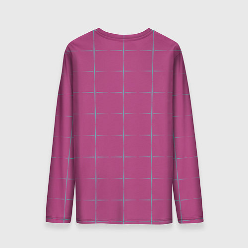 Мужской лонгслив Color pink stripes / 3D-принт – фото 2