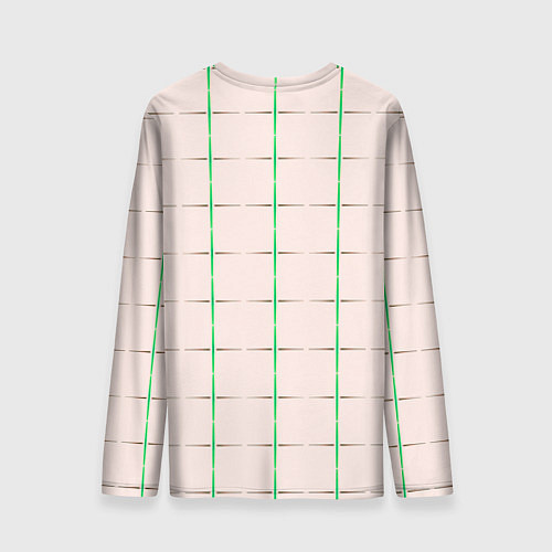 Мужской лонгслив Color white stripes / 3D-принт – фото 2