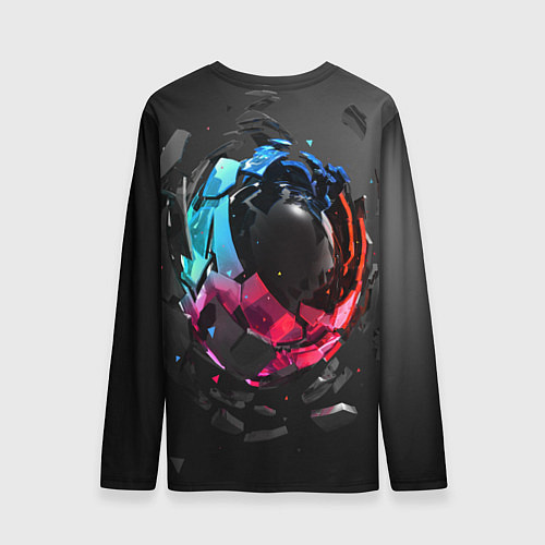 Мужской лонгслив Abstract graphics / 3D-принт – фото 2