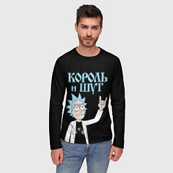 Лонгслив мужской Король и Шут и Рик Санчес из Рик и Морти, цвет: 3D-принт — фото 2
