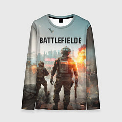 Лонгслив мужской Солдаты из Battlefield 6, цвет: 3D-принт