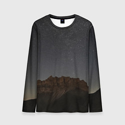 Лонгслив мужской Массив Метеген под звездами, цвет: 3D-принт