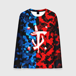 Лонгслив мужской Doom камуфляж текстура, цвет: 3D-принт
