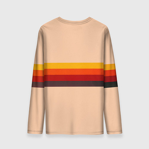 Мужской лонгслив ПАЗ 652 ретро автобус поп-арт / 3D-принт – фото 2