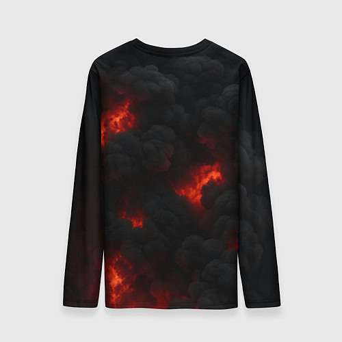 Мужской лонгслив Сашин удар аргумент без слов / 3D-принт – фото 2