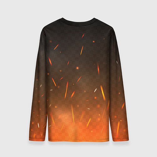 Мужской лонгслив Саня - легенда района / 3D-принт – фото 2