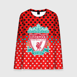 Мужской лонгслив Liverpool точки текстура спорт