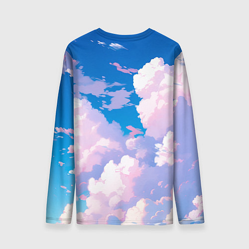 Мужской лонгслив Tiger Derpy in the clouds / 3D-принт – фото 2