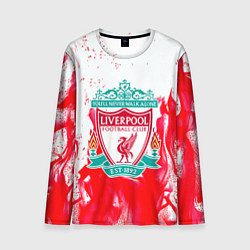 Мужской лонгслив Liverpool розовый огонь