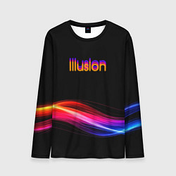Лонгслив мужской Illusion, цвет: 3D-принт