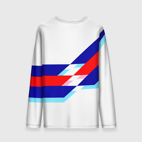 Мужской лонгслив Real Madrid текстура полосы / 3D-принт – фото 2