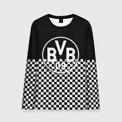 Мужской лонгслив Borussia шахматная клетка