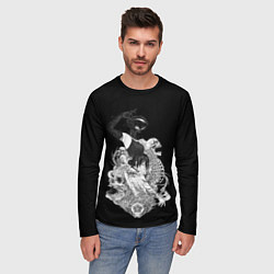 Лонгслив мужской Резе демон бомба Человек бензопила, цвет: 3D-принт — фото 2