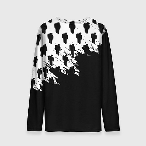 Мужской лонгслив Juventus logo краски / 3D-принт – фото 2