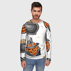 Лонгслив мужской Candy halloween, цвет: 3D-принт — фото 2
