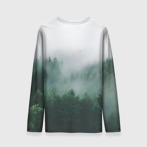 Мужской лонгслив Twilight forest / 3D-принт – фото 2