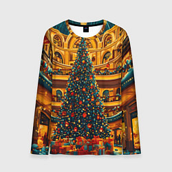 Мужской лонгслив Московская новогодняя елка