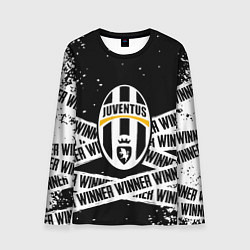 Лонгслив мужской Juventus подедитель краски, цвет: 3D-принт