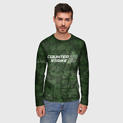 Лонгслив мужской Эмблема CS2, цвет: 3D-принт — фото 2