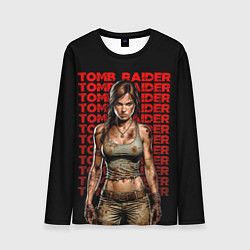 Лонгслив мужской Lara Croft - расхитительница гробниц, цвет: 3D-принт