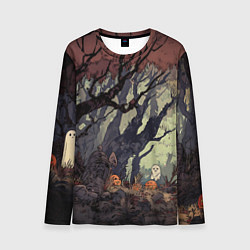 Мужской лонгслив Призрачный лес