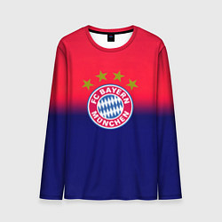 Лонгслив мужской Бавария Мюнхен градиент, цвет: 3D-принт
