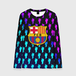 Лонгслив мужской Barcelona люди градиент неон, цвет: 3D-принт