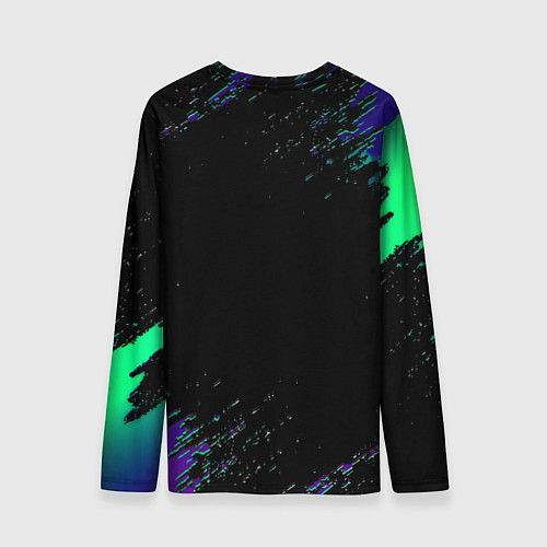 Мужской лонгслив Бавария Мюнхен краски текстура / 3D-принт – фото 2