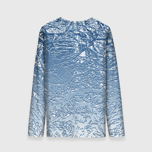 Мужской лонгслив Налипший снег / 3D-принт – фото 2