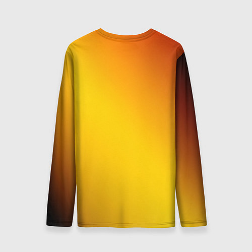 Мужской лонгслив Color yellow red gradient / 3D-принт – фото 2