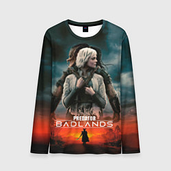 Мужской лонгслив Главные герои Хищник планета смерти