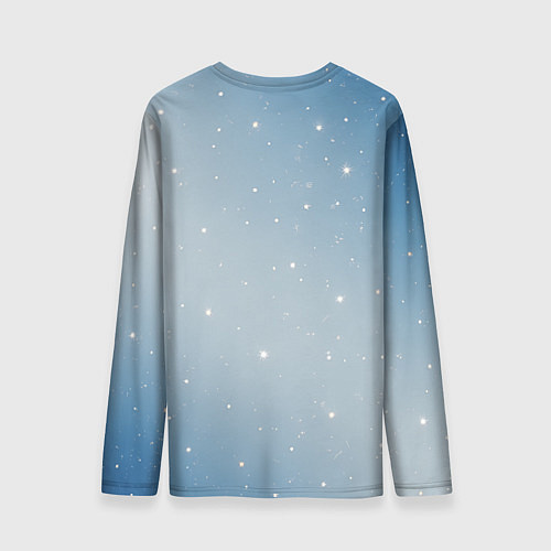 Мужской лонгслив Санта торчит из трубы / 3D-принт – фото 2