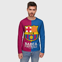 Лонгслив мужской Barca Football, цвет: 3D-принт — фото 2